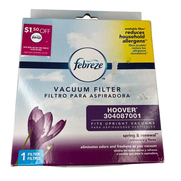 Lot of 3 Febreze Vacuum Filters Hoover 304087001 New - Picture 4 of 10